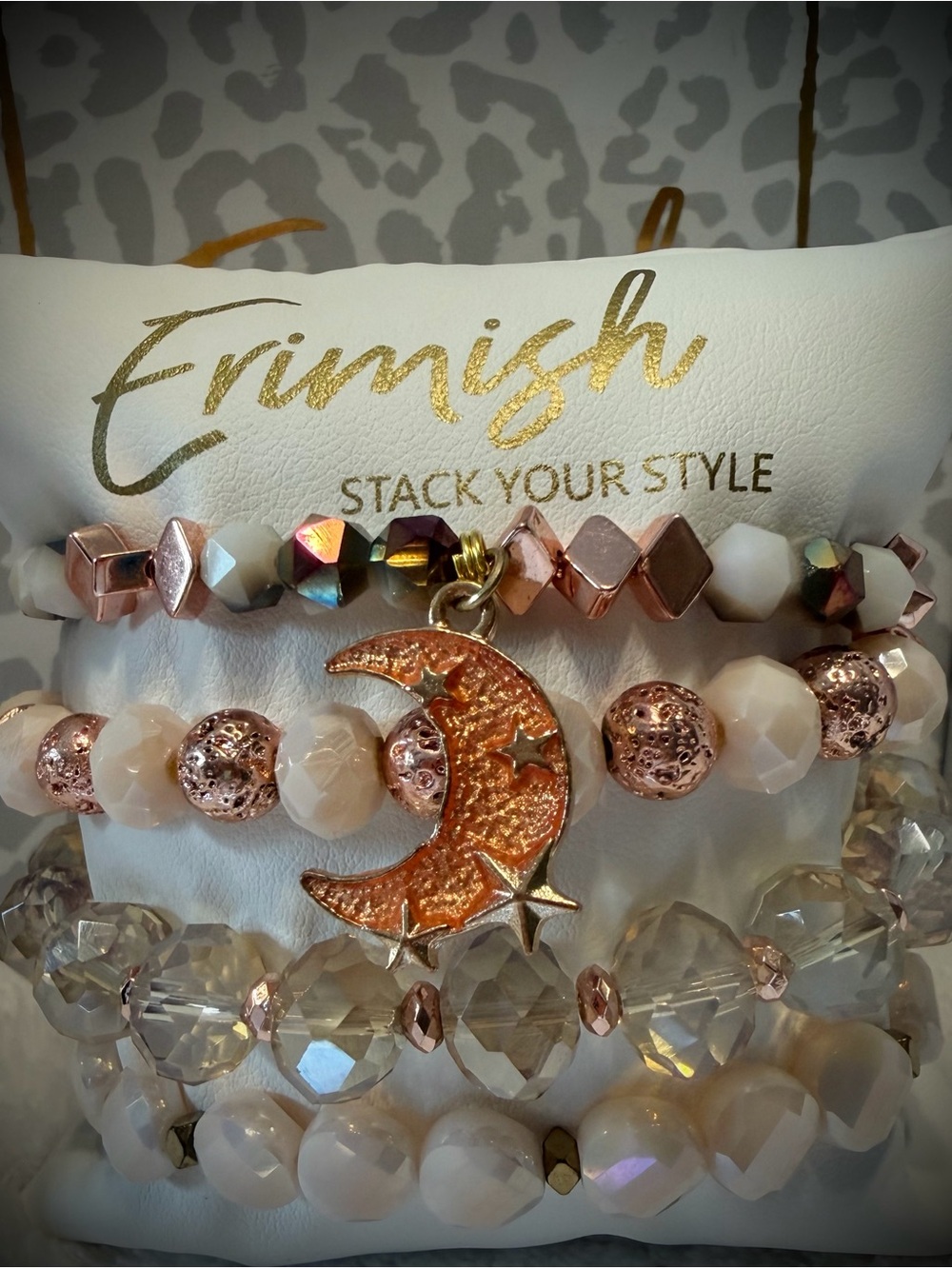 New ERIMISH Bracelets 4 Pc- Rose Gold - Custom Regular, Kids or Extended Size